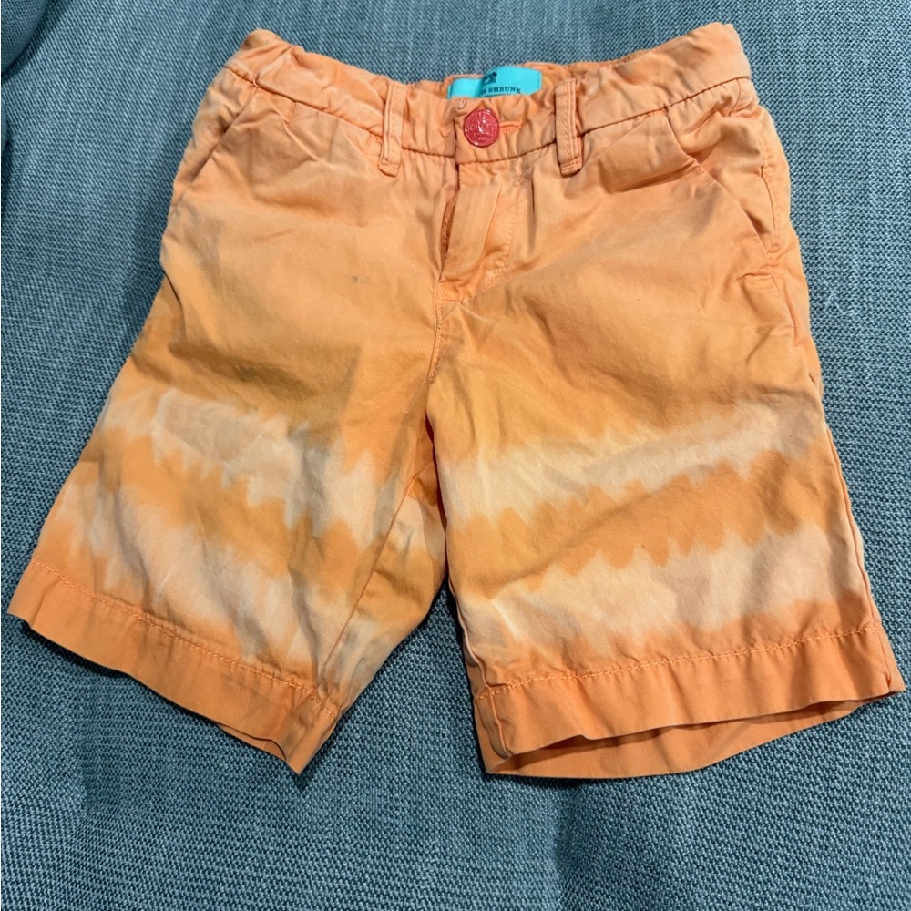 Scotch Shrunk Orange Tie-Dye Kids Shorts